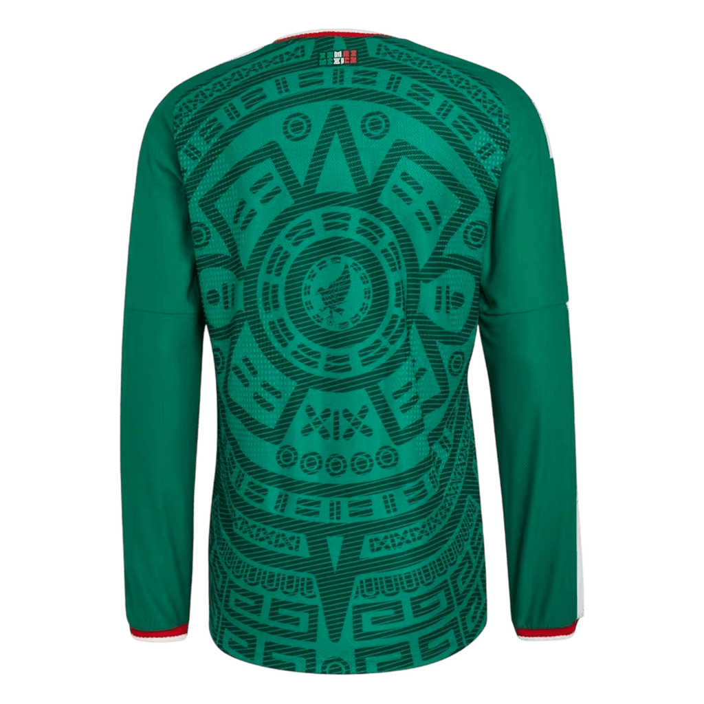 Camiseta de fútbol local de manga larga de México 2026