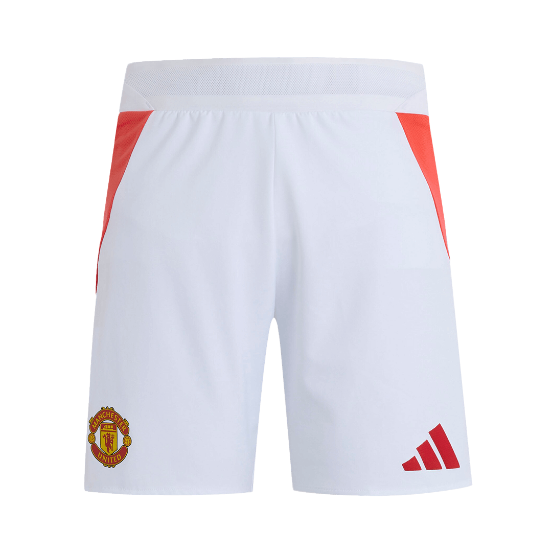 Manchester United Home Soccer Shorts Authentic 2024/25 - Football Shirt | SmartJerseys | Official Quality