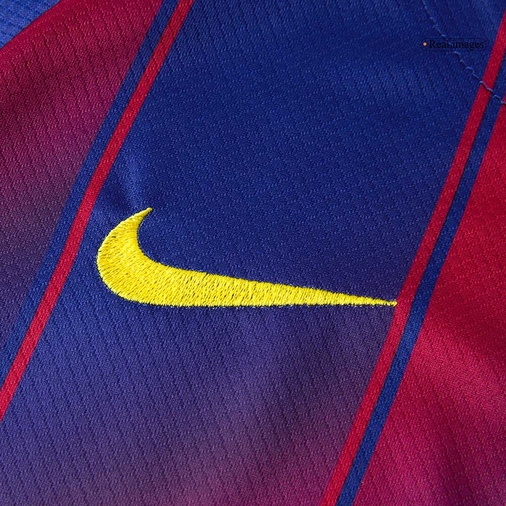 Camiseta de fútbol local del Barcelona 2025/26 para niños (camiseta y pantalón corto)