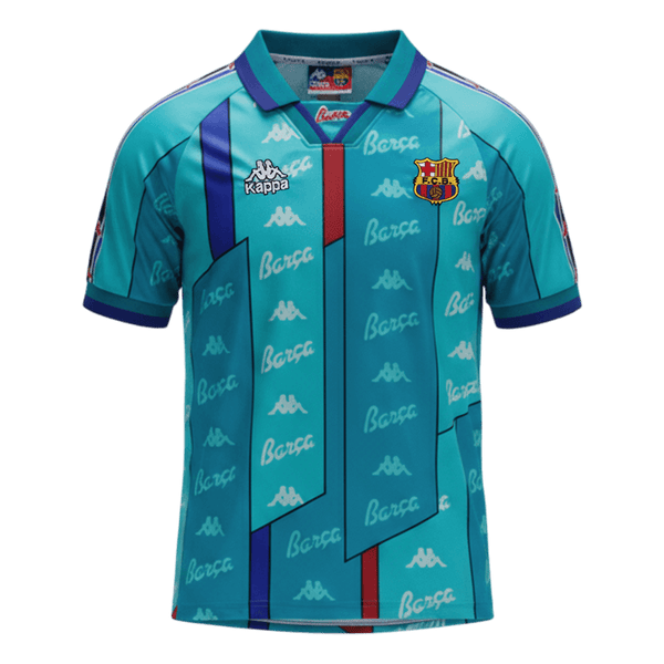 Barcelona Away Soccer Jersey Retro 1996/97 - Football Shirt | SmartJerseys | Official Quality
