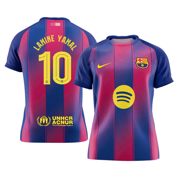 Barcelona LAMINE YAMAL #10 Home Soccer Jersey 2025/26 - UCL Edition - Football Shirt | SmartJerseys | Official Quality