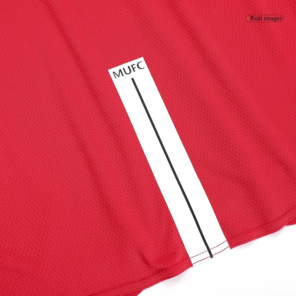Manchester United SCHOLES #18 Home Soccer Jersey Retro 2007/08 - UCL Final