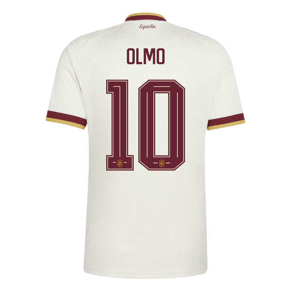 OLMO #10 Spain Away Soccer Jersey World Cup 2026 White
