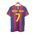 Barcelona DAVID VILLA #7 Home Soccer Jersey Retro 2010/11 - Football Shirt | SmartJerseys | Official Quality