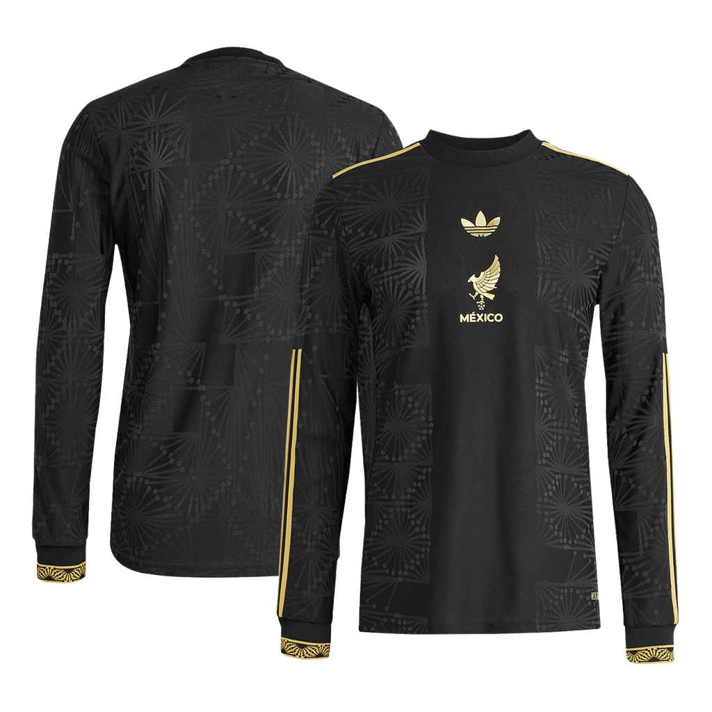 Camiseta de fútbol de visitante de manga larga de México 2025 - Copa Oro