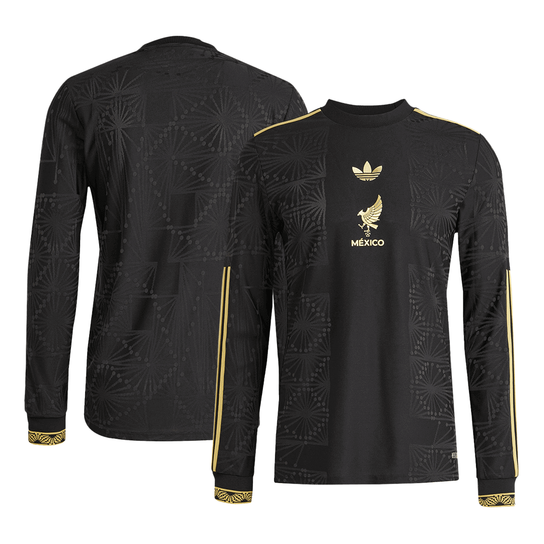 Camiseta de fútbol de visitante de manga larga de México 2025 - Copa Oro