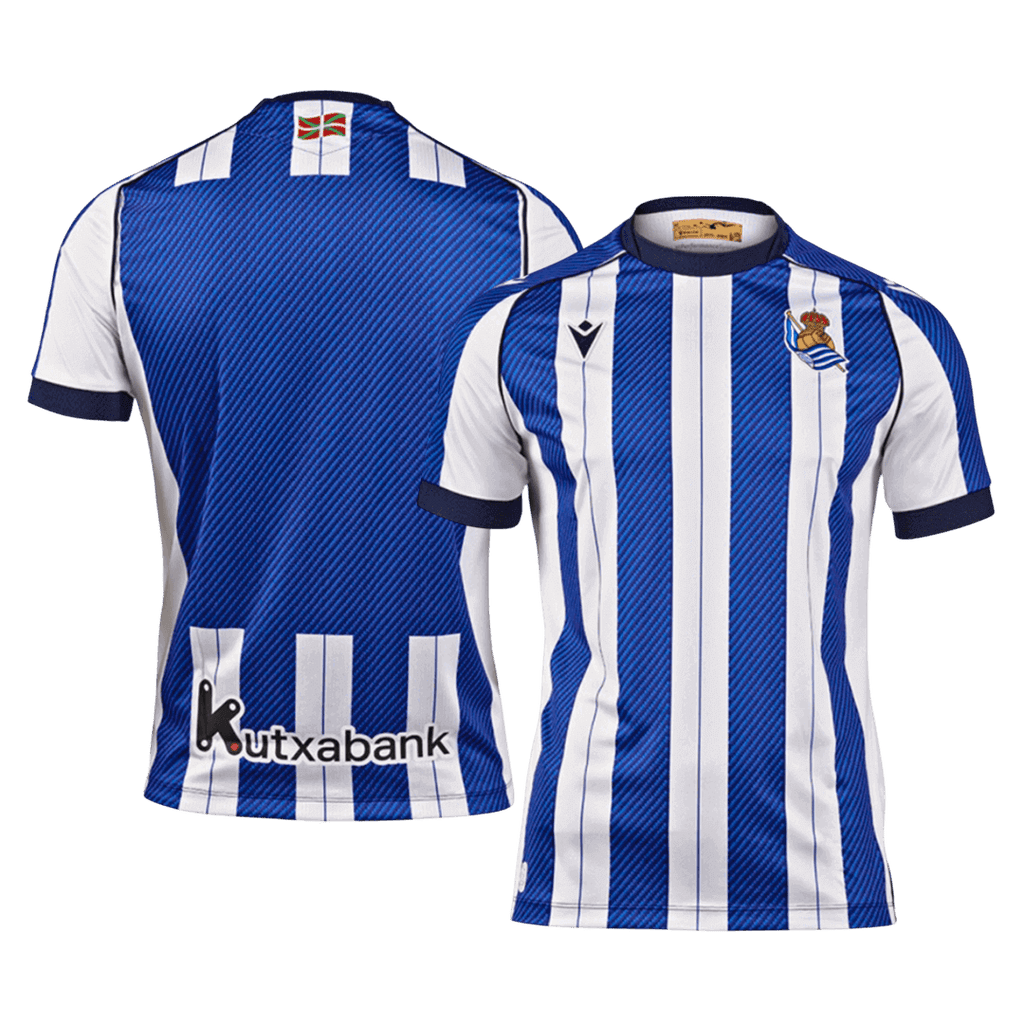 Maillot domicile de la Real Sociedad 2025/26