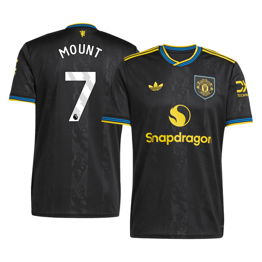 Manchester United MOUNT #7 Third Away Soccer Jersey 2025/26 - Football Shirt | SmartJerseys | Official Quality
