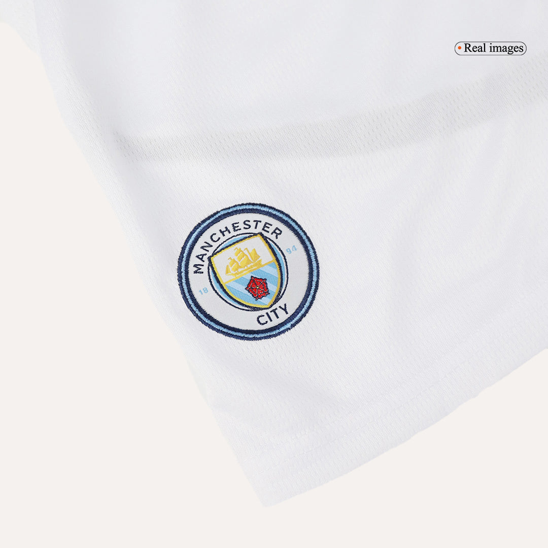 Manchester City Home Jersey Kit 2024/25 Kids(Jersey+Shorts)