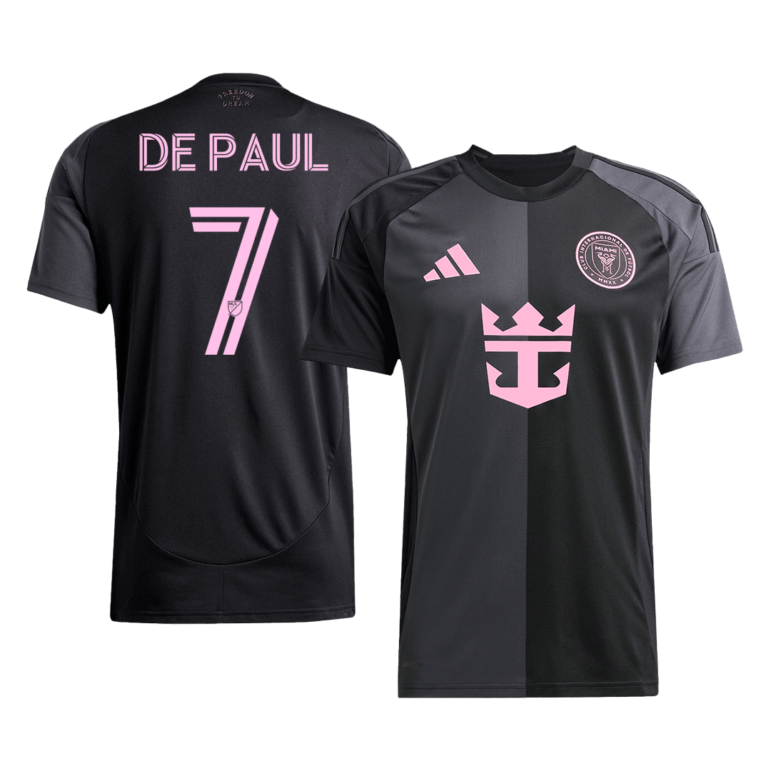 Inter Miami CF DE PAUL #7 Away Soccer Jersey 2025 - Football Shirt | SmartJerseys | Official Quality