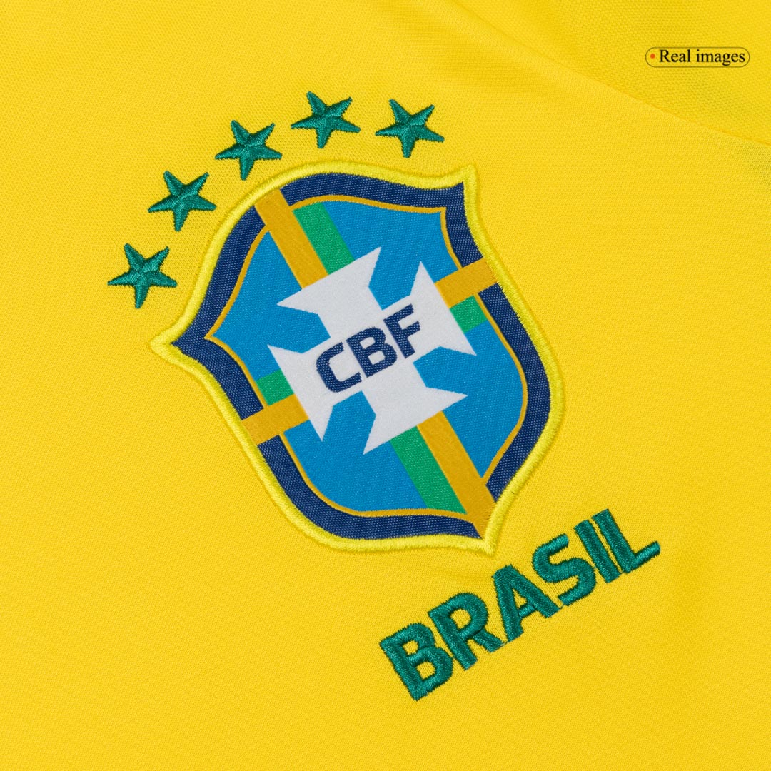 JOÃO PEDRO #22 Brazil Home Soccer Jersey World Cup 2026 Yellow