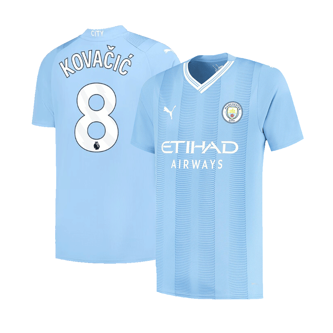 Manchester City KOVAČIĆ #8 Home Jersey 2023/24 - Football Shirt | SmartJerseys | Official Quality