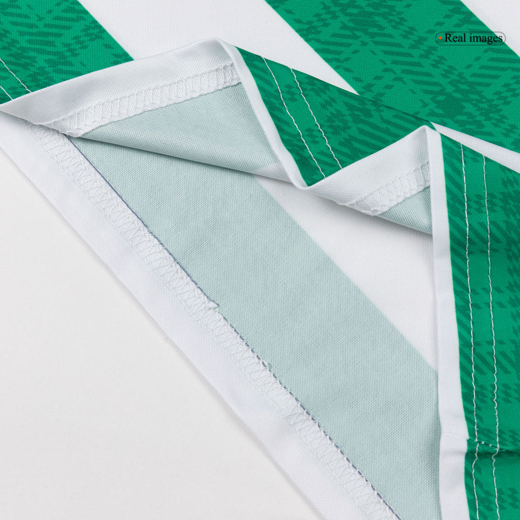 Kid's Celtic Home Soccer Jersey Kit(Jersey+Shorts) 25/26 Green&White
