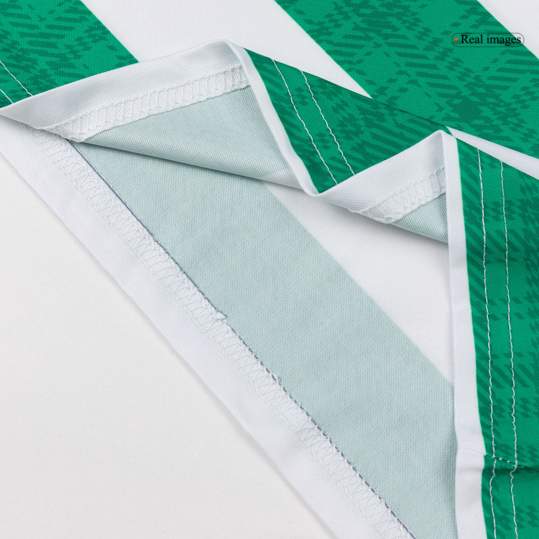 Kid's Celtic Home Soccer Jersey Kit(Jersey+Shorts) 25/26 Green&White