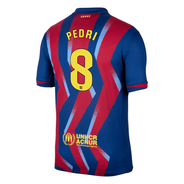 Barcelona PEDRI #8 Fourth Away Soccer Jersey 2025/26