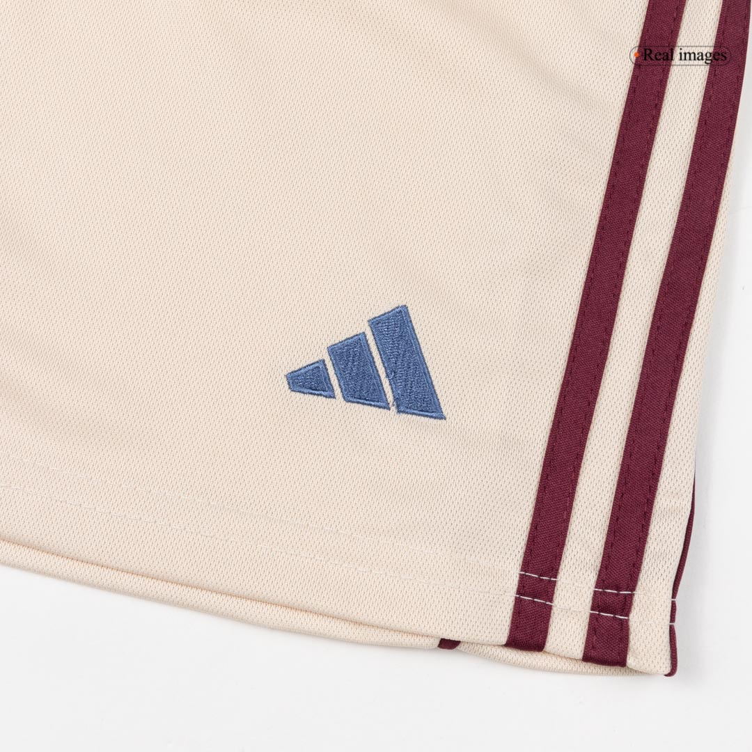 Maillot de football extérieur Third Ajax pour enfant, saison 25/26, blanc