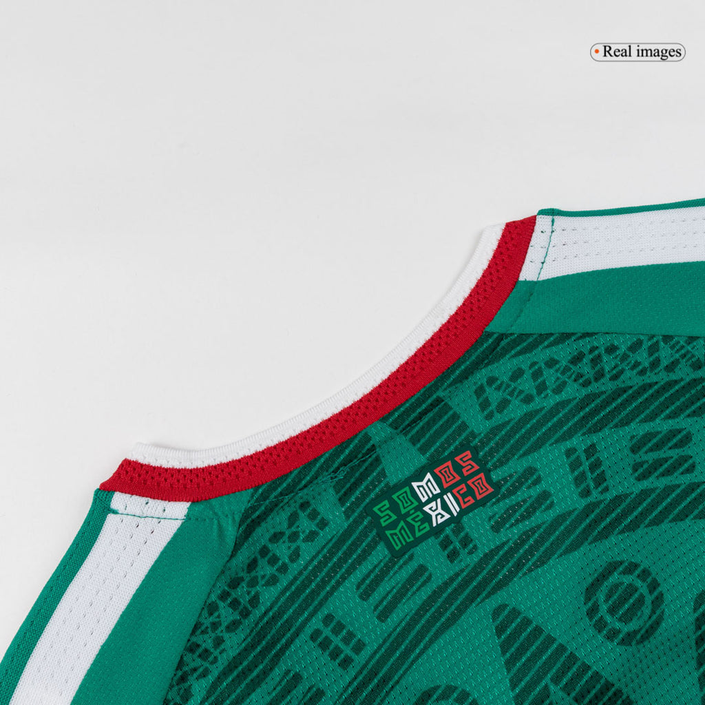 Camiseta de fútbol local de manga larga de México 2026