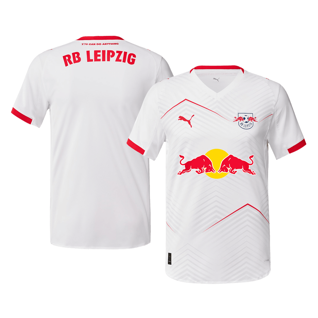 Camiseta de fútbol local auténtica del RB Leipzig 25/26 blanca