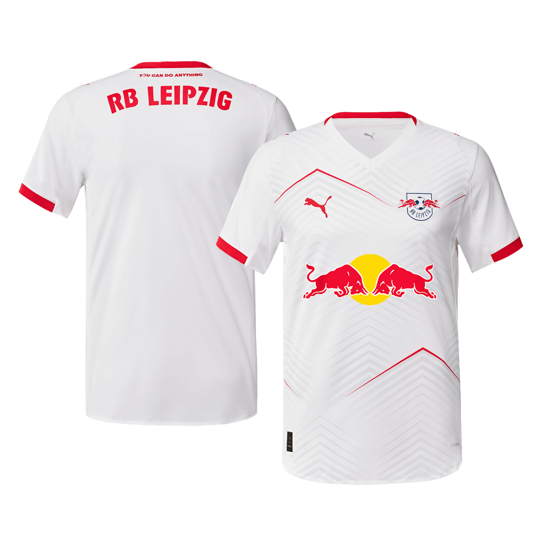 Camiseta de fútbol local auténtica del RB Leipzig 25/26 blanca