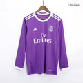 Real Madrid Away Jersey Retro 2016/17 - Long Sleeve - Football Shirt | SmartJerseys | Official Quality