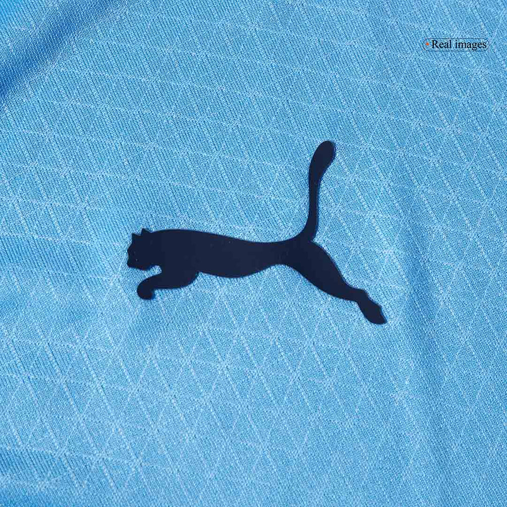 REIJNDERS #4 Authentic Manchester City Home Soccer Jersey 2025/26 Blue