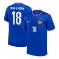 ZAIRE-EMERY #18 France Euro Home Soccer Jersey 2024 Blue - Football Shirt | SmartJerseys | Official Quality