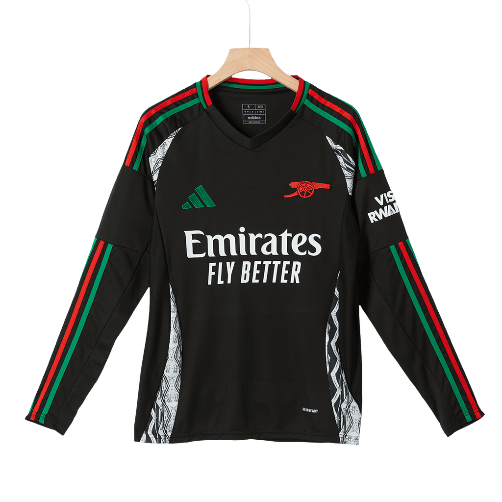 Arsenal Long Sleeve Away Soccer Jersey 2024/25