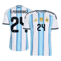 E. FERNÁNDEZ #24 Player Version Argentina Home Soccer Jersey World Cup 2026 Blue&White