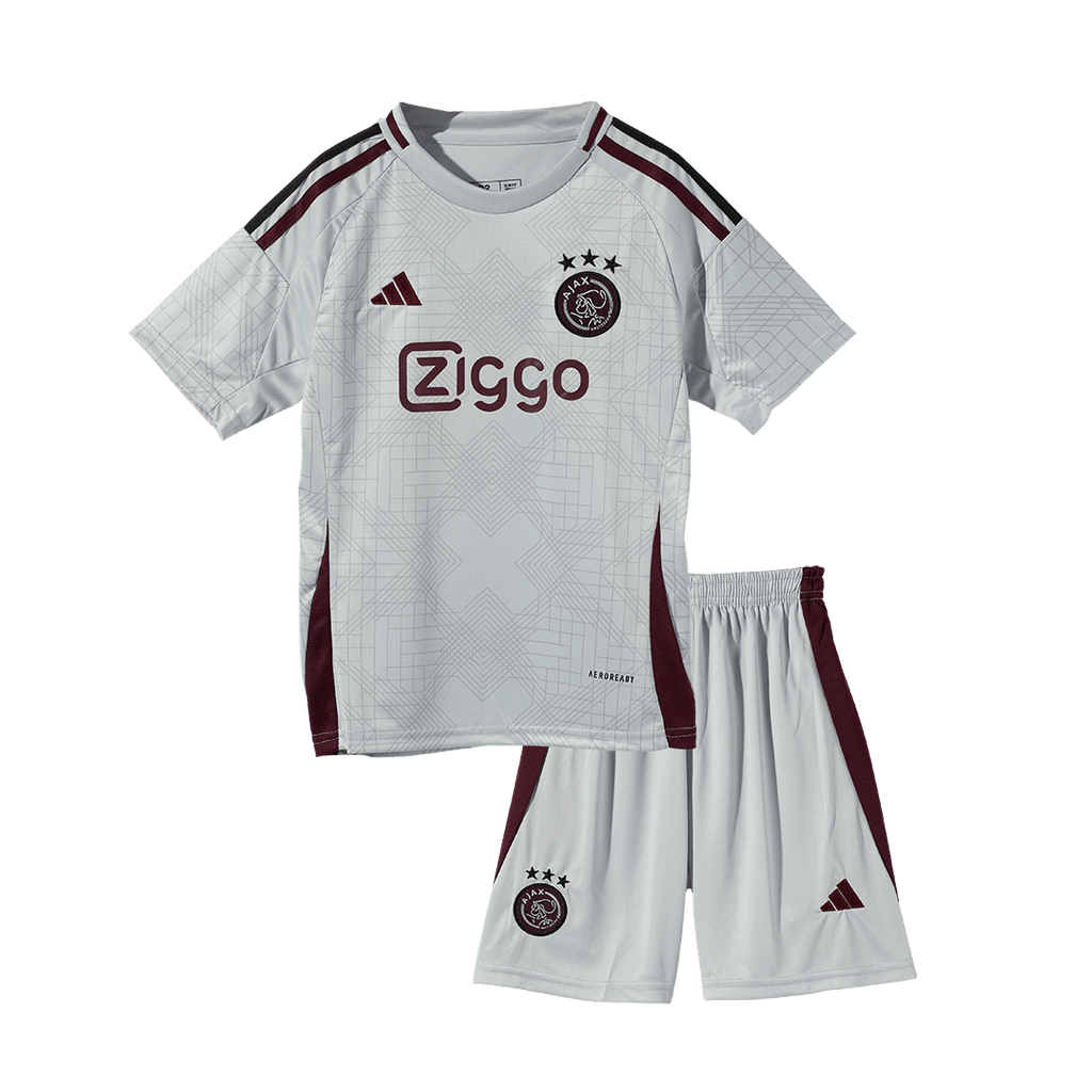 Kid's Ajax Third Away Soccer Jersey Kit(Jersey+Shorts) 2024/25