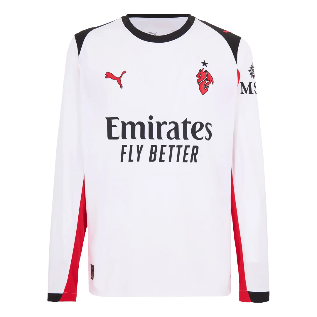 AC Milan Long Sleeve Away Soccer Jersey 2025/26 - Football Shirt | SmartJerseys | Official Quality