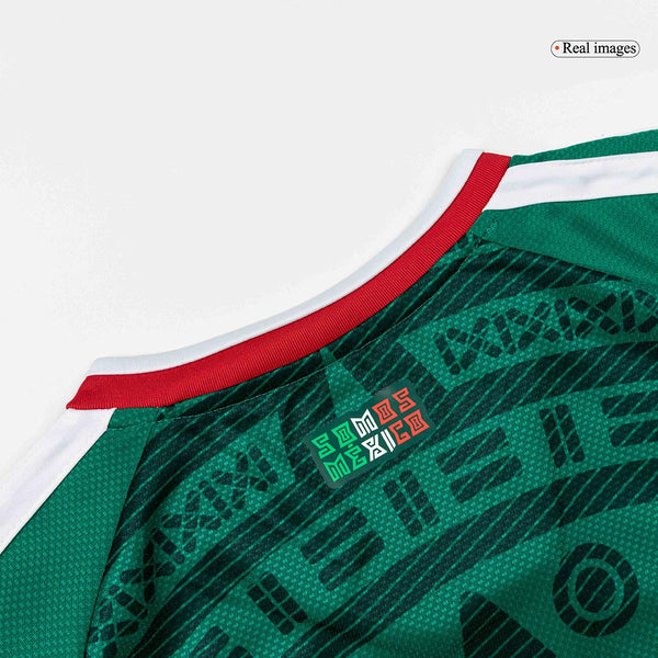 Camiseta de fútbol local de manga larga de México 2026