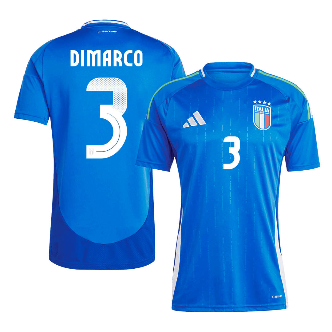 Italy DIMARCO #3 Home Jersey EURO 2024 - Football Shirt | SmartJerseys | Official Quality