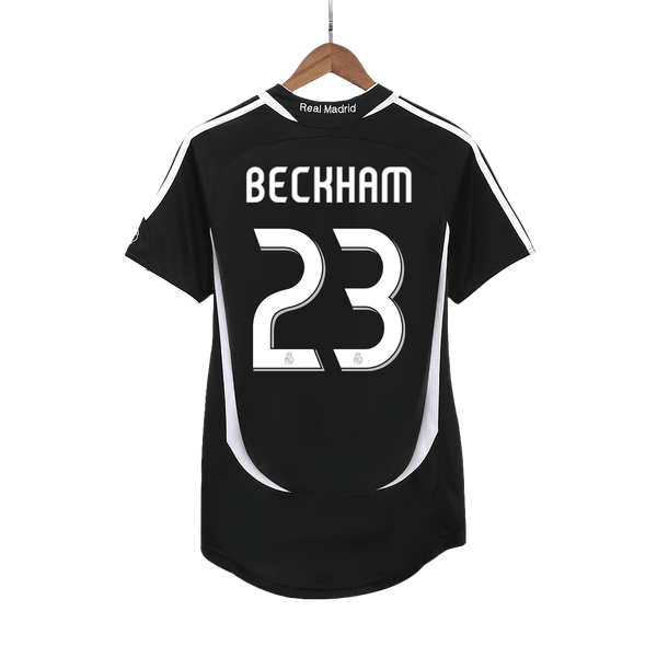 Real Madrid BECKHAM #23 Away Soccer Jersey Retro 2006/07 - Football Shirt | SmartJerseys | Official Quality