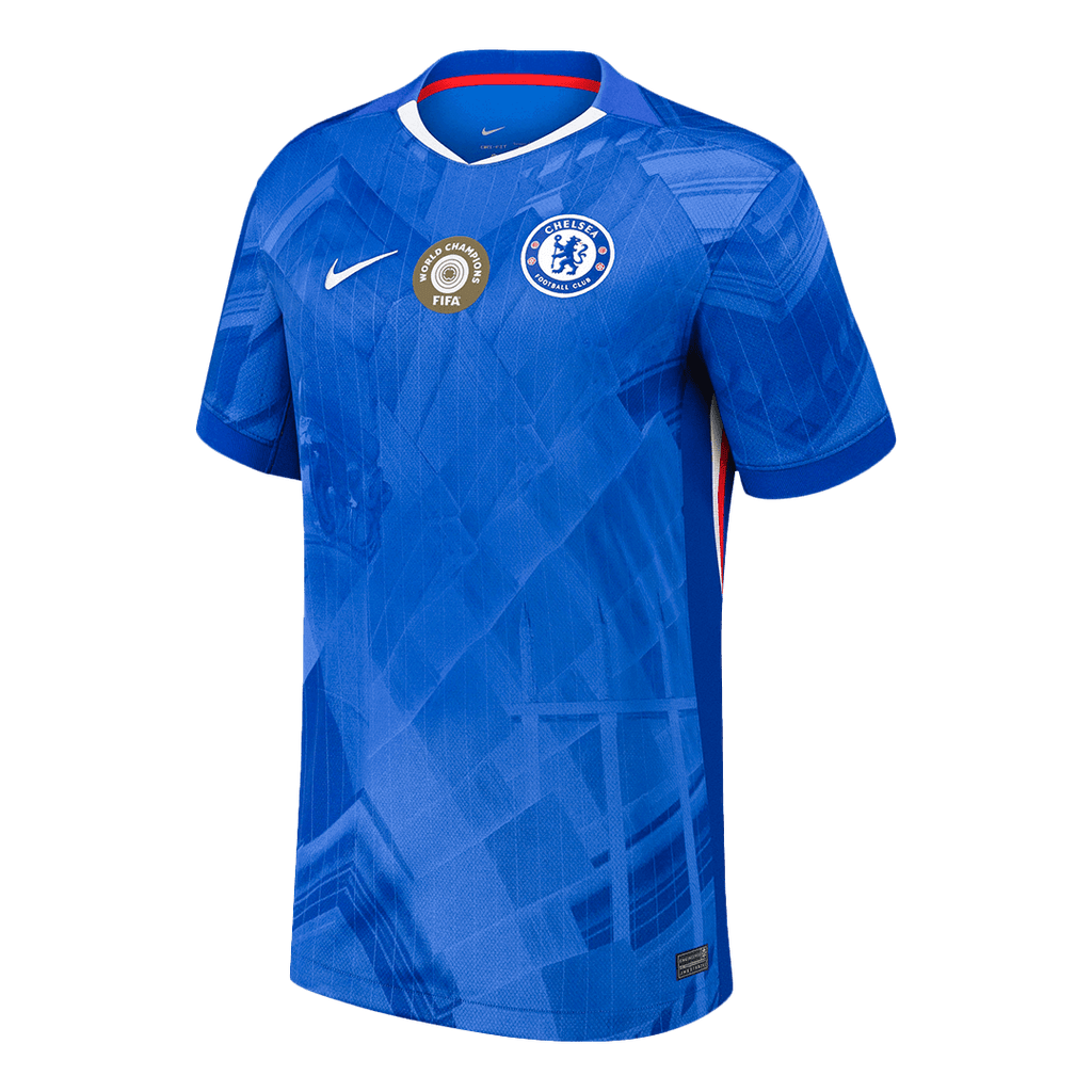 Maillot domicile de Chelsea, champions du monde, n° 25, saison 2025/26