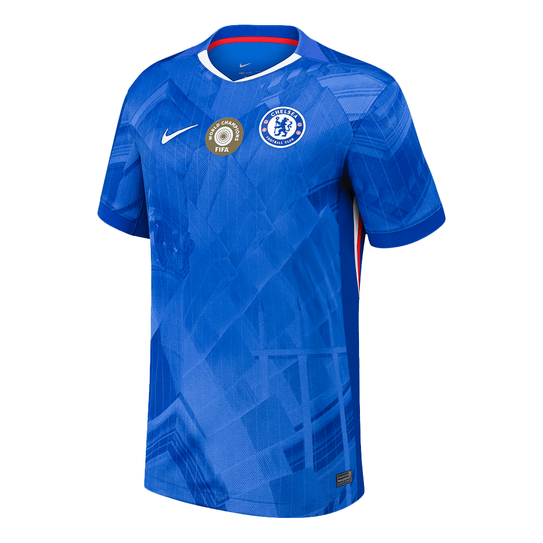 Maillot domicile de Chelsea, champions du monde, n° 25, saison 2025/26