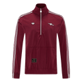 Arsenal 1/2 Zipper Windbreaker Jacket Red 2026