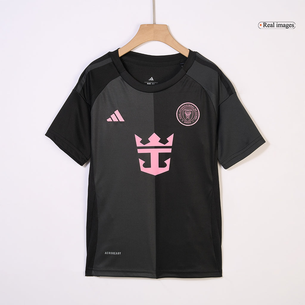 Inter Miami CF Away Soccer Jersey Kit 2025 Kids(Jersey+Shorts)