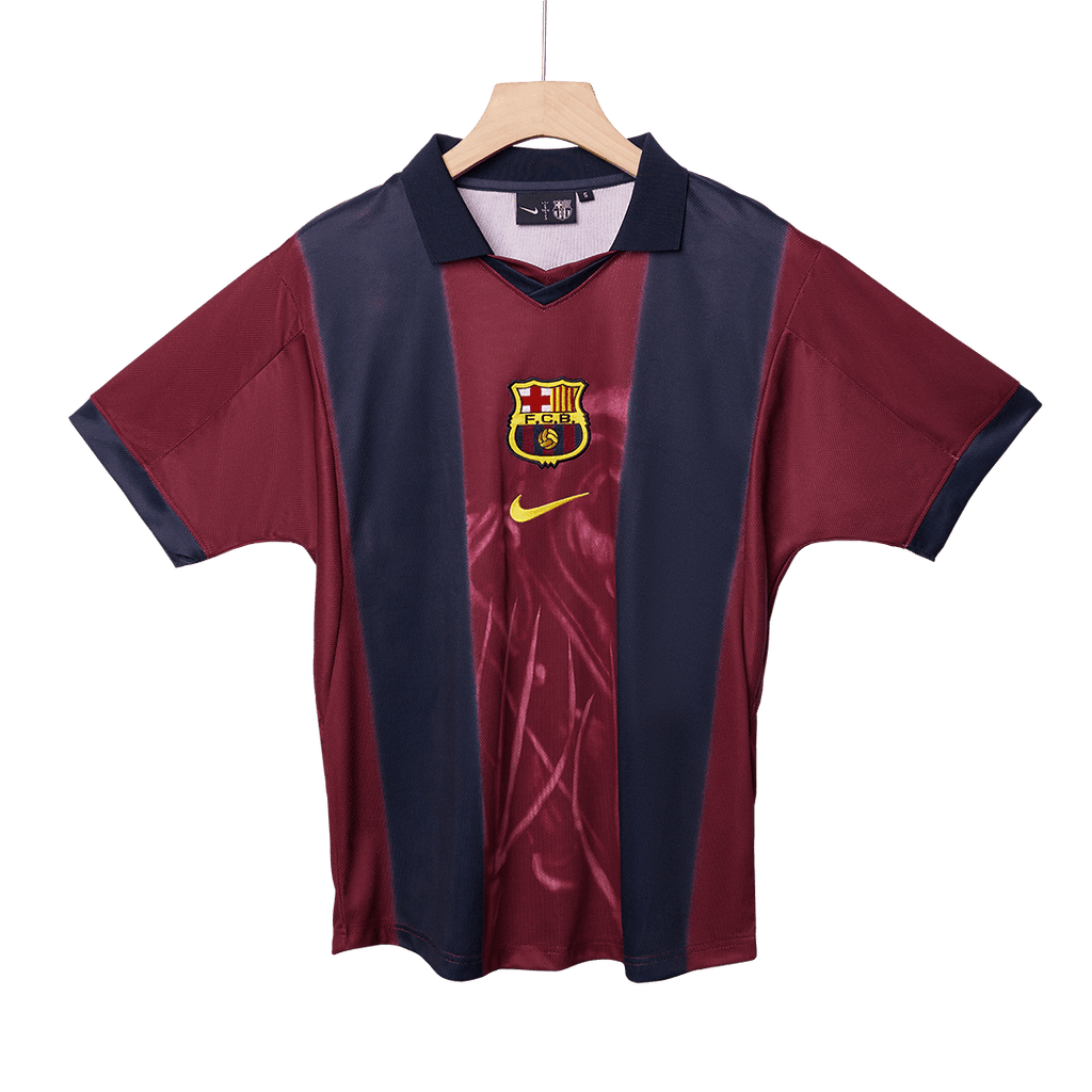 Barcelona Home Soccer Jersey Retro 2000/01