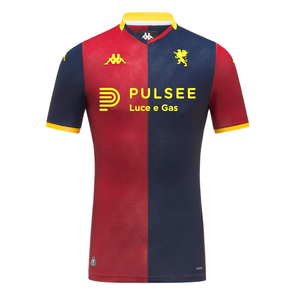 Genoa CFC Home Soccer Jersey 2025/26 - Football Shirt | SmartJerseys | Official Quality
