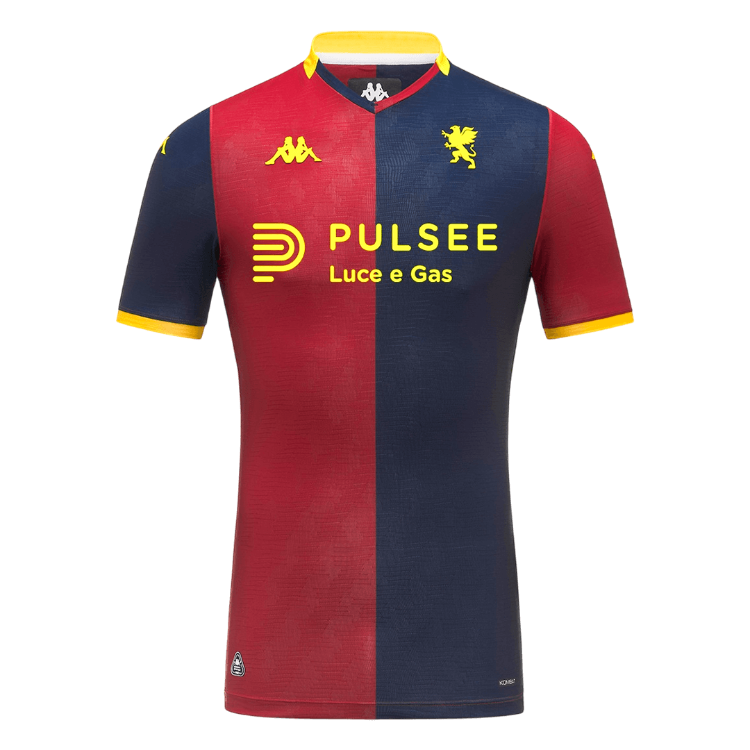 Genoa CFC Home Soccer Jersey 2025/26 - Football Shirt | SmartJerseys | Official Quality