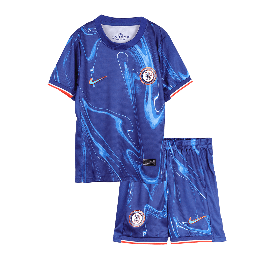 Kit de camiseta local del Chelsea 2024/25 para niños (camiseta y pantalones cortos)