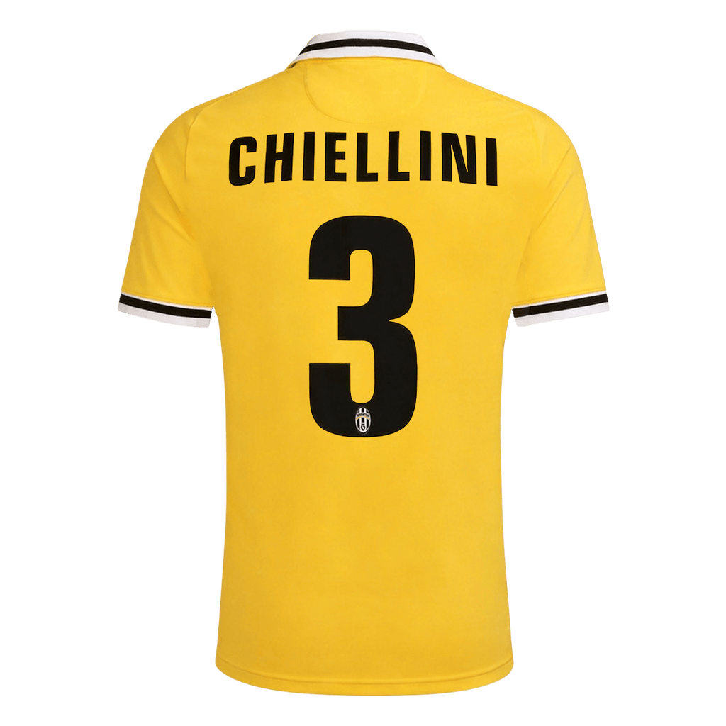 Juventus CHIELLINI #3 Away Soccer Jersey Retro 2013/14