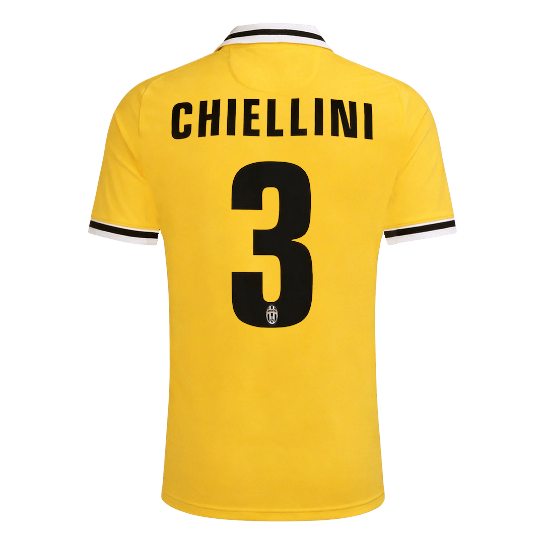 Juventus CHIELLINI #3 Away Soccer Jersey Retro 2013/14