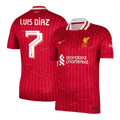 Liverpool LUIS DÍAZ #7 Home Soccer Jersey 2024/25 - UCL Edition - Football Shirt | SmartJerseys | Official Quality