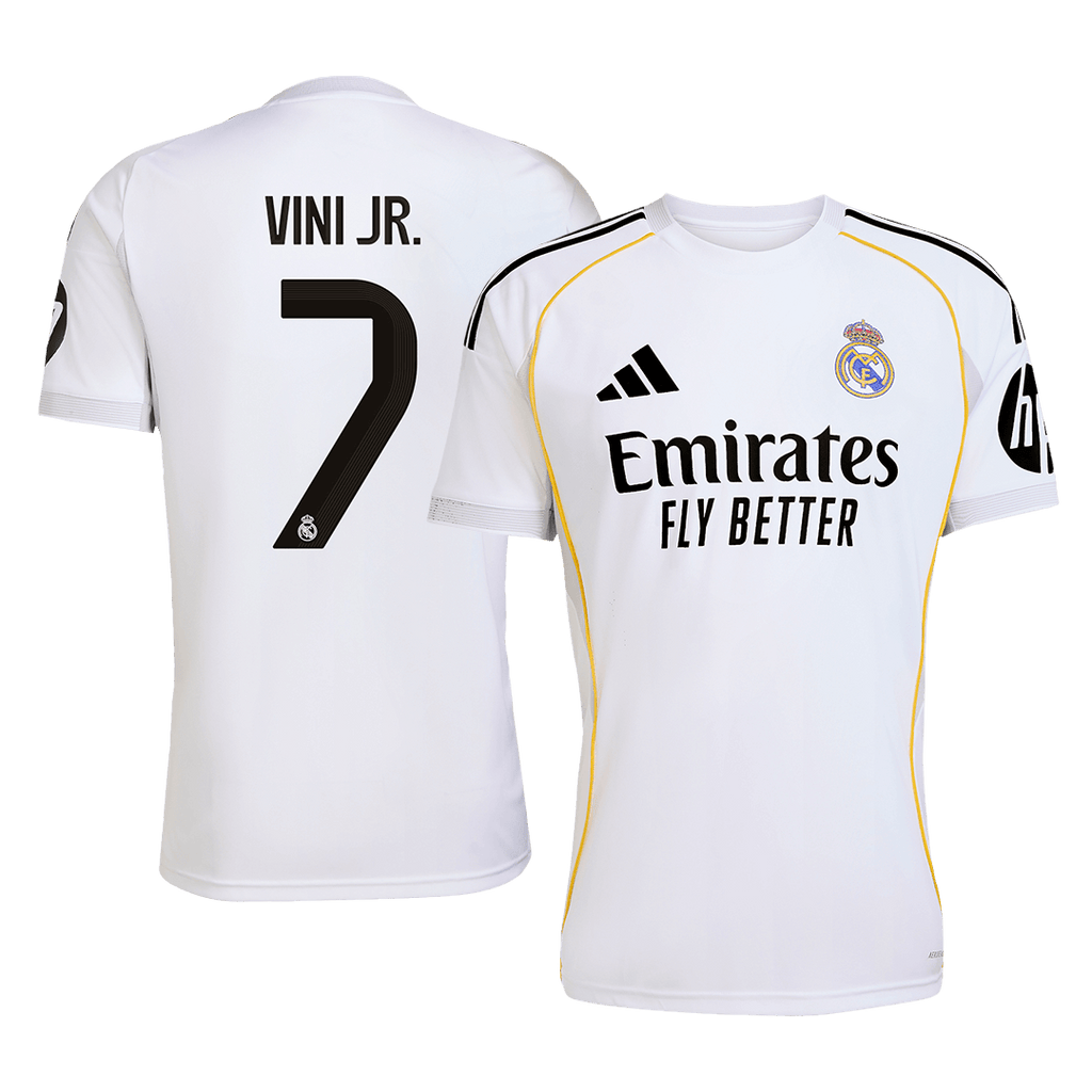 Real Madrid VINI JR. #7 Home Soccer Jersey 2025/26 - Football Shirt | SmartJerseys | Official Quality