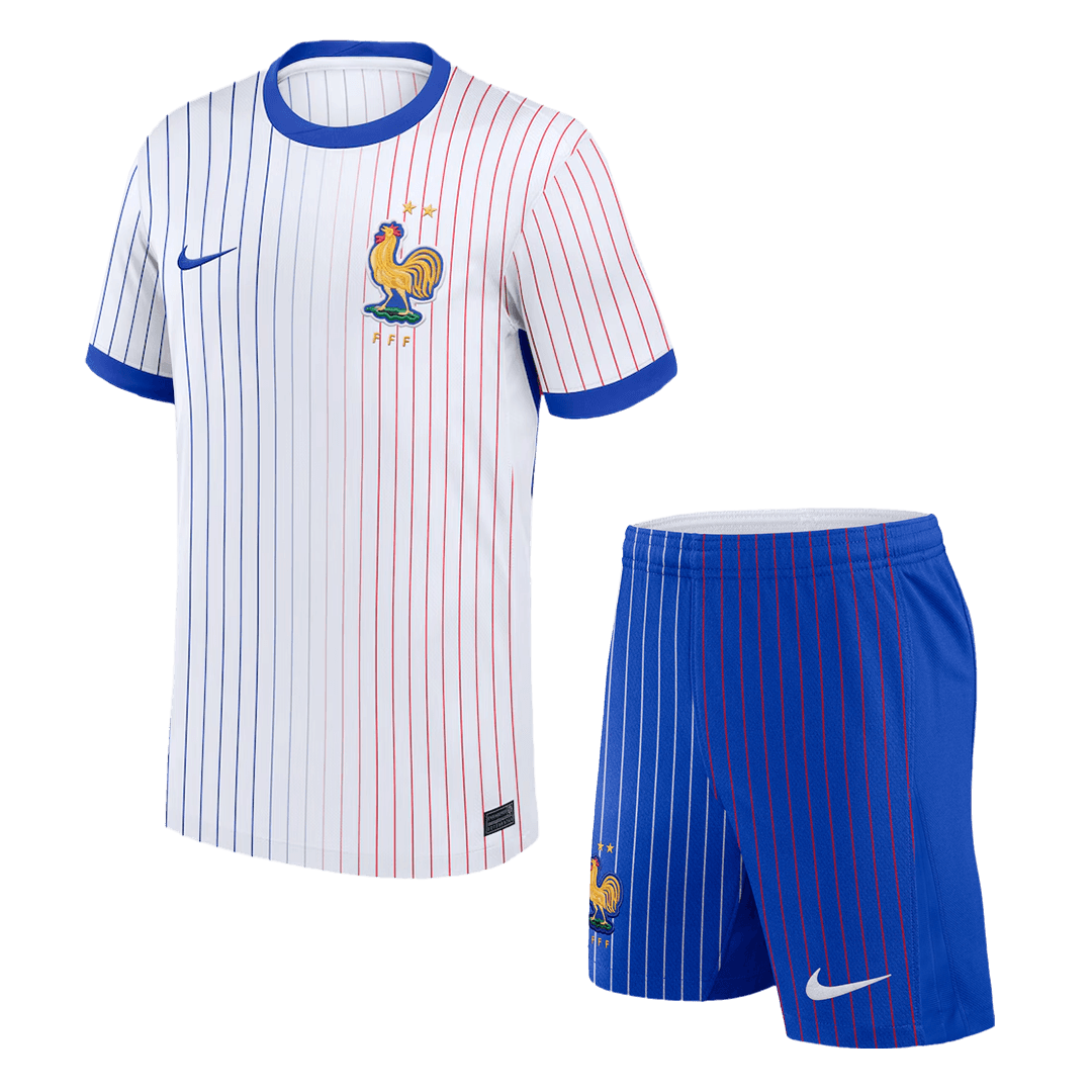 France Away Jersey Kit EURO 2024 (Jersey+Shorts) - Football Shirt | SmartJerseys | Official Quality
