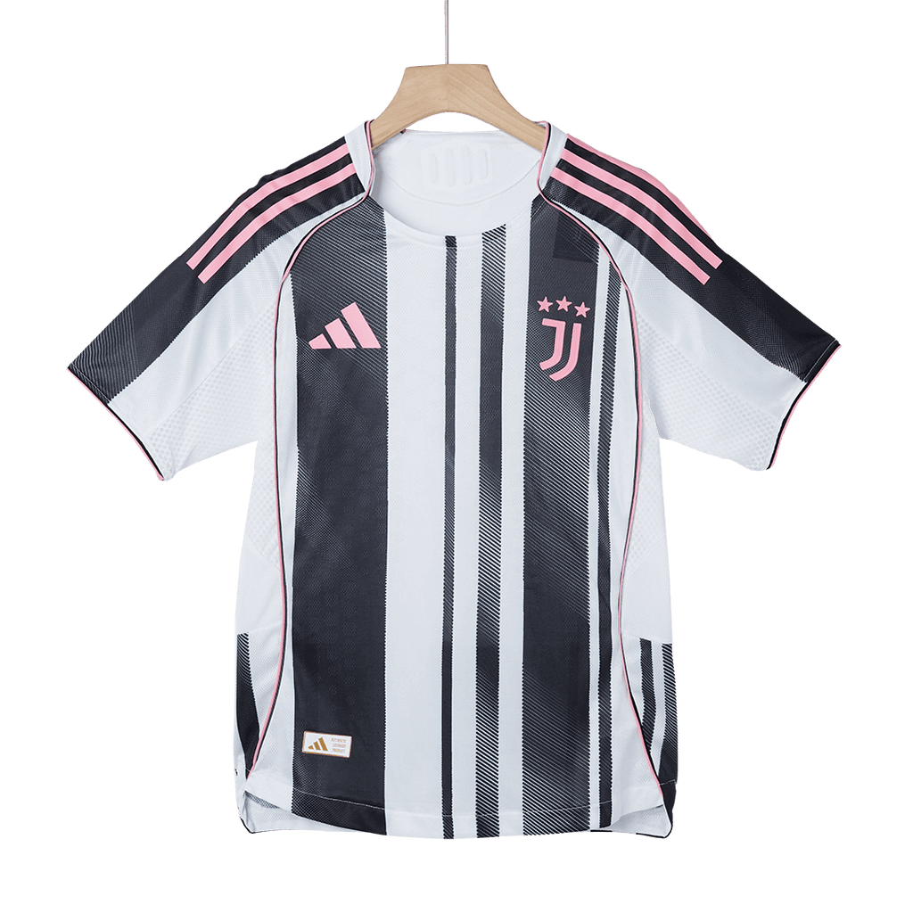 Authentic Juventus Home Soccer Jersey 2025/26 Black&White