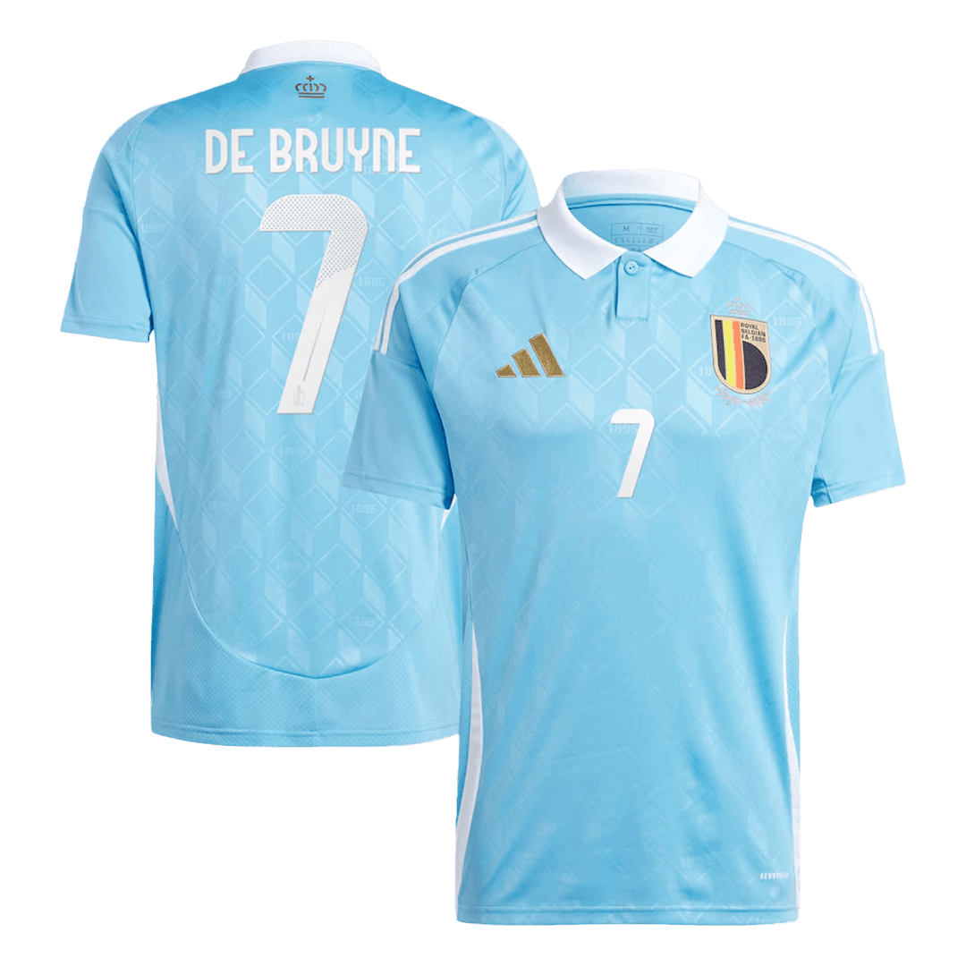 Belgium DE BRUYNE #7 Away Jersey EURO 2024 - Football Shirt | SmartJerseys | Official Quality