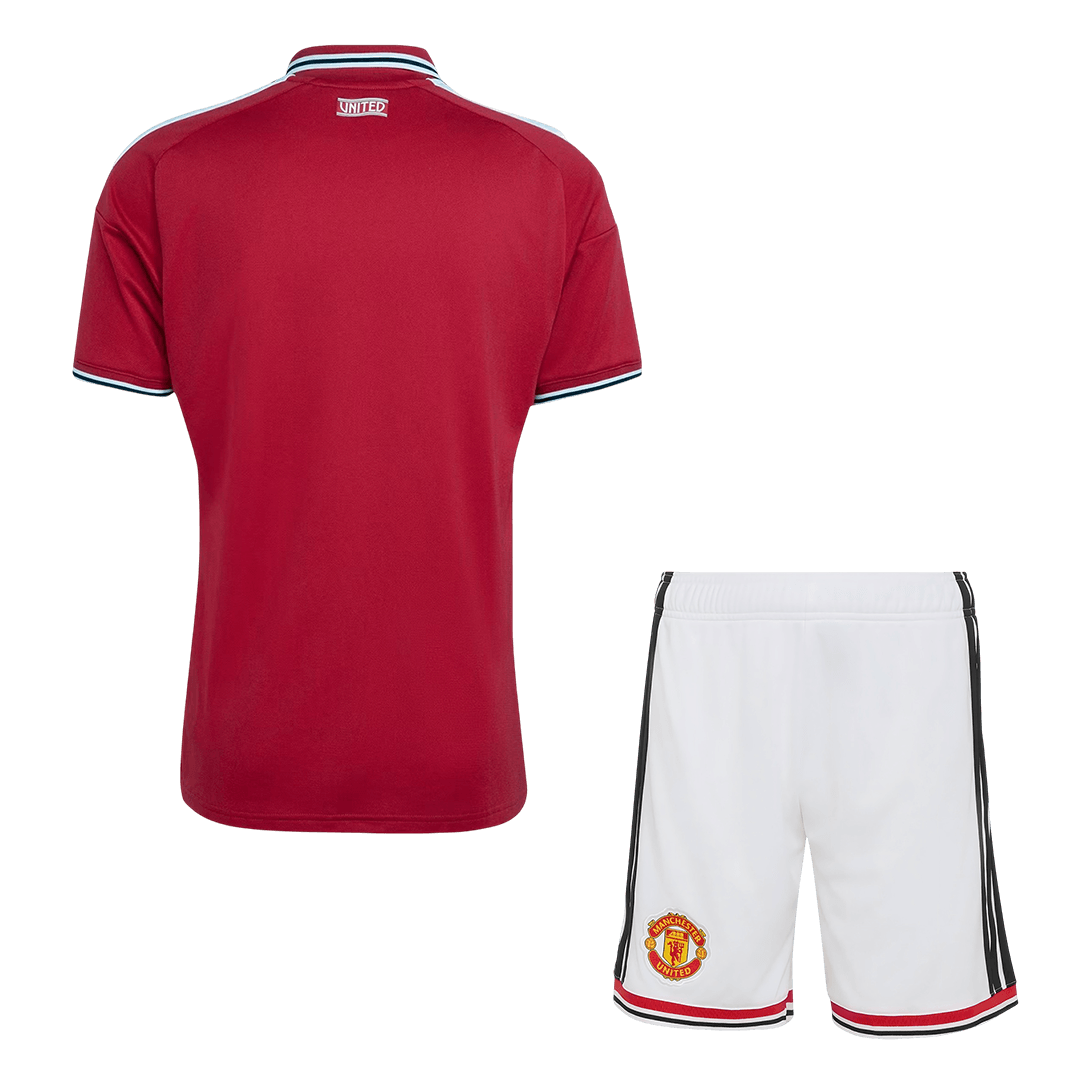 Manchester United Home Soccer Jersey Kit (Jersey+Shorts) 2026/27