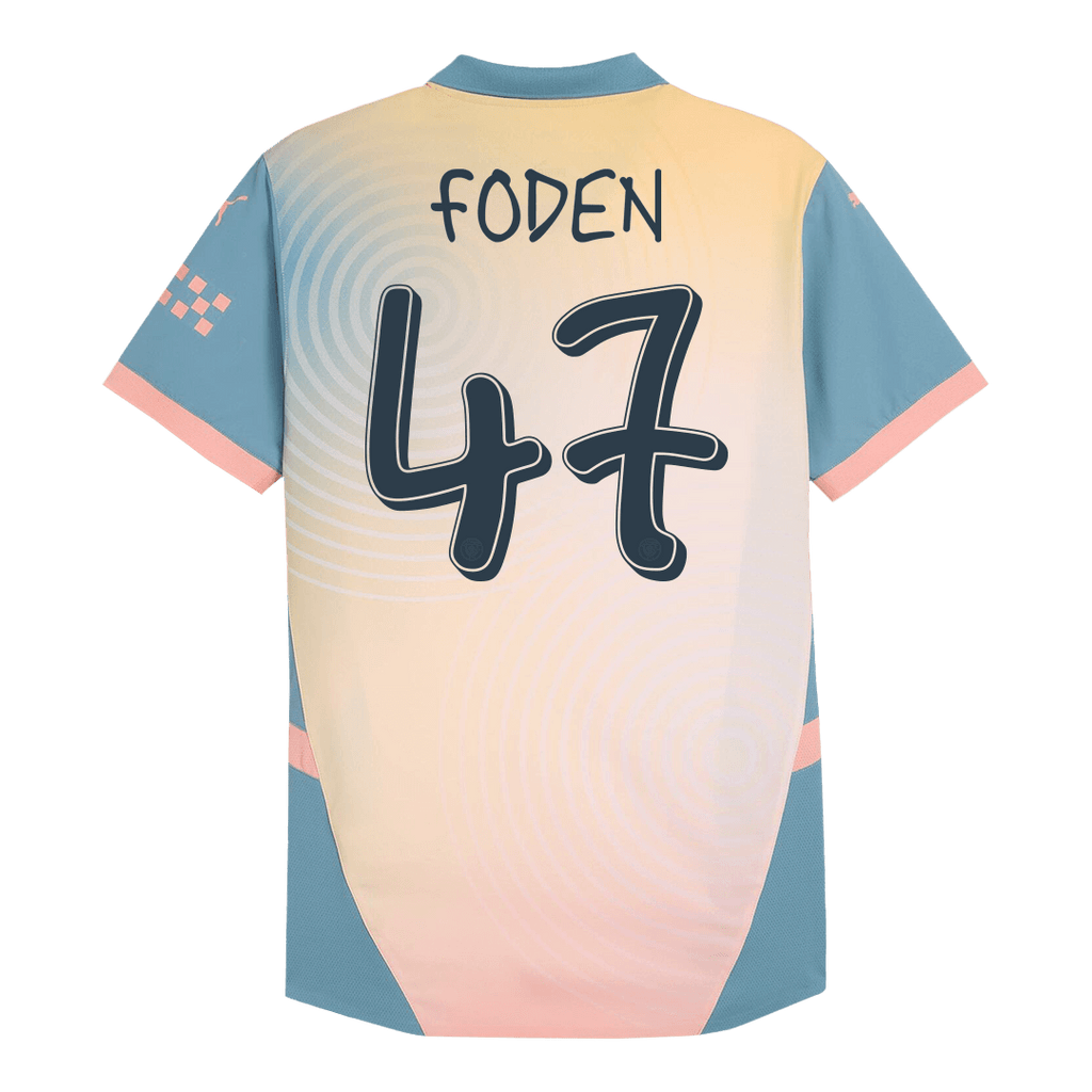 Manchester City FODEN #47 Fourth Away Soccer Jersey Authentic 2024/25 - Definitely City